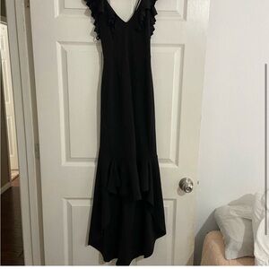 Fitted high low dress